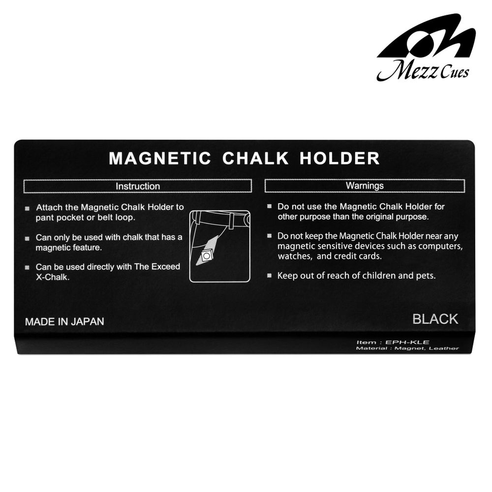 Держатель для мела Mezz Exceed Magnetic Chalk Holder EPH-KLE магнитный черный
