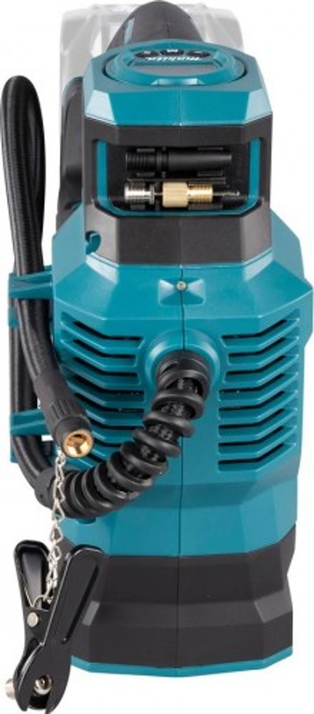 Компрессор автомобильный MAKITA MP001GZ 4 насадки, без аккум.и з/у.