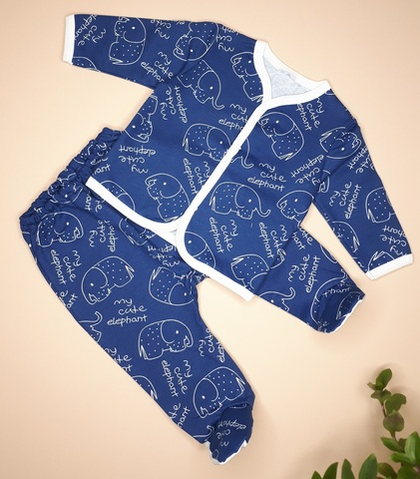 Комплект Мой милый слоник (синий)