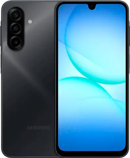 Смартфон Samsung SM-A175F Galaxy A17 128Gb 4Gb черный моноблок 3G 4G 2Sim 6.7" 1080x2340 Android 15 50Mpix 802.11 a/b/g/n/ac NFC GPS GSM900/1800 GSM1900 microSD max2048Gb