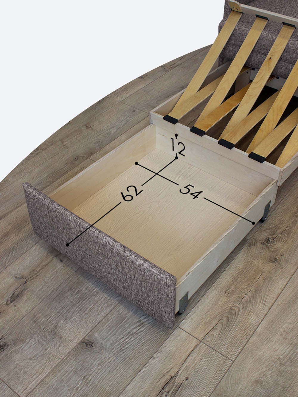 Кресло-кровать "Миник" с подлокотниками