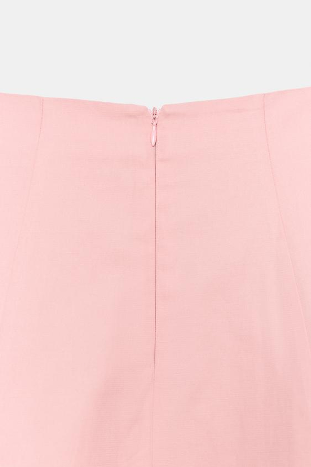 ZARA ЮБКА МИДИ ИЗ ЛЬНА — ZW COLLECTION, РОЗОВЫЙ