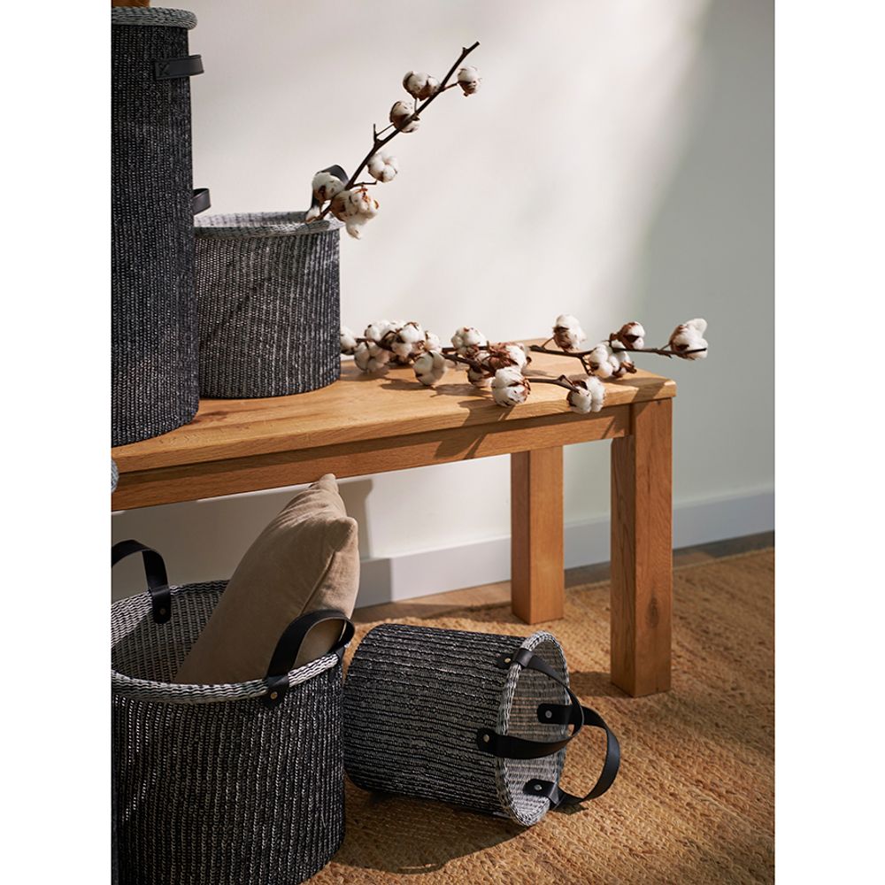 Корзина для хранения Sustainable collection, Ø22х23 см, черная