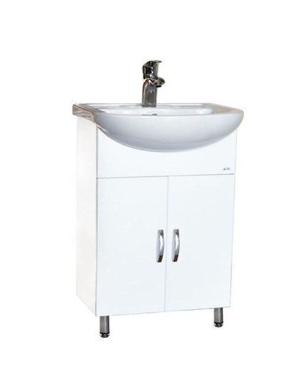 Тумба "Сити-50" (белый) 2 двецы"Эрика-50" 487х800х286