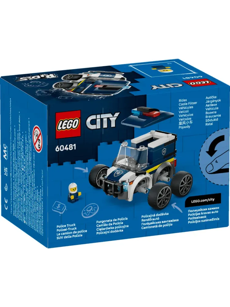 Конструктор City 60481 Аттракционы – Полицейская Машина