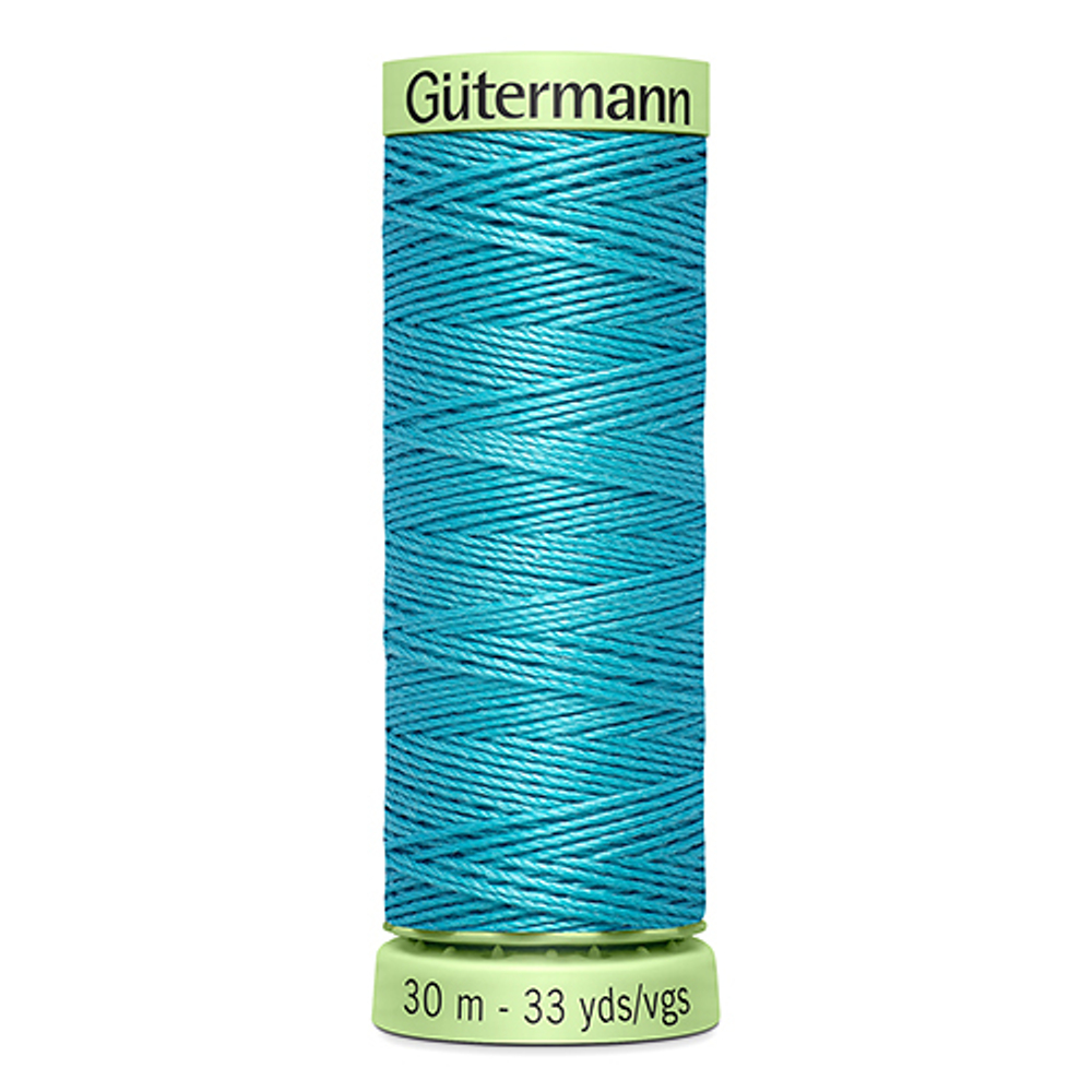 Нить Top Stitch 30/30 м для декоративной отстрочки, Gutermann, 714 умеренный аквамарин
