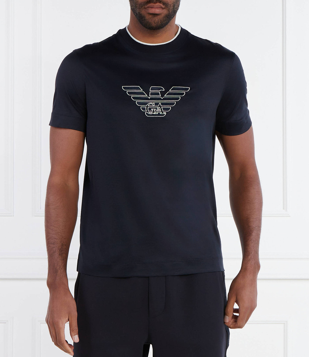 Футболка Emporio Armani - темно-синий(3D1TD4 1JUVZ)