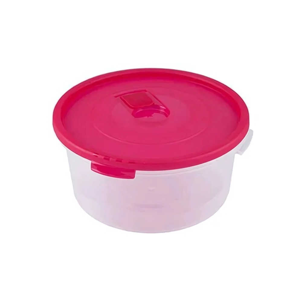 Контейнер для СВЧ 1,6л круглый с клапаном СМАЙЛ