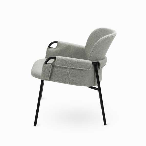 Лаунж-кресло Lok, серое