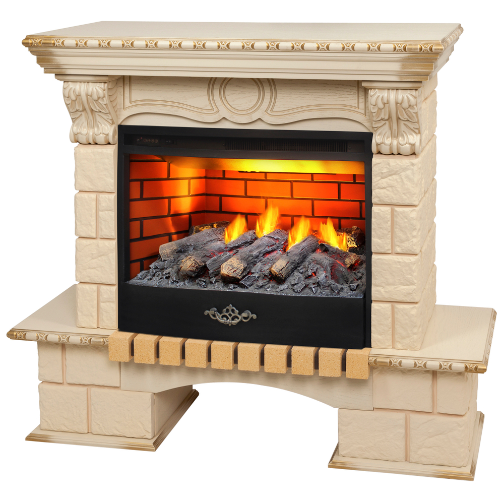 Каминокомплект Real Flame Bolero 25/25,5 WT с очагом 3D Firestar 25,5