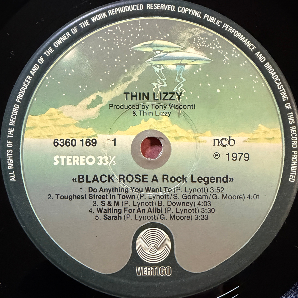 Thin Lizzy ‎– Black Rose (Скандинавия 1979г.)Т