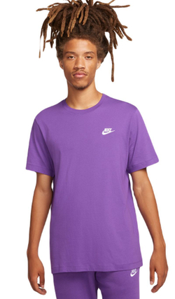 Мужская теннисная футболка Nike Sportswear Club T-Shirt - purple cosmos