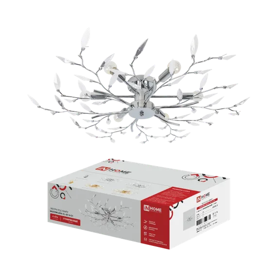 Люстра под лампу MODERN LORA-СL-6E14-CH 6хЕ14 хромированный IN HOME