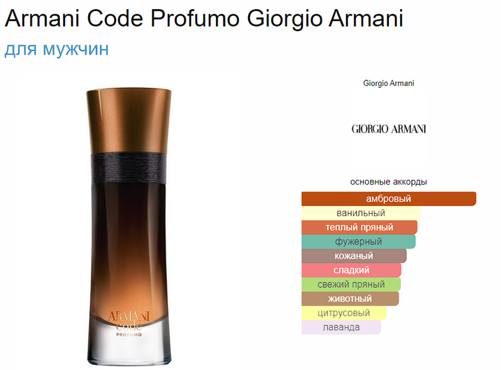 Тестер парфюмерии Giorgio Armani Armani Code Profumo Men 100 ml (duty free парфюмерия)