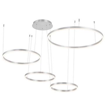 Люстра подвесная LED 134W 3000К-6500К 4005/11/04PL+CB никель Planetary Stilfort