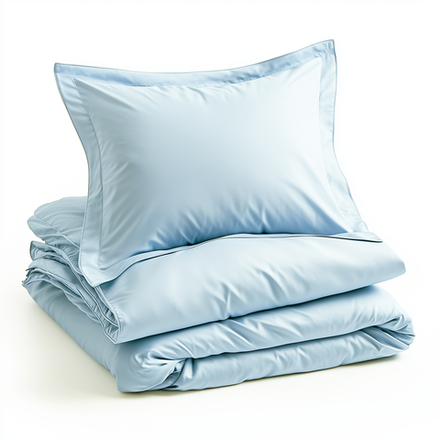 BLOOM Оксфорд Комплект постельного белья, сатин голубой
