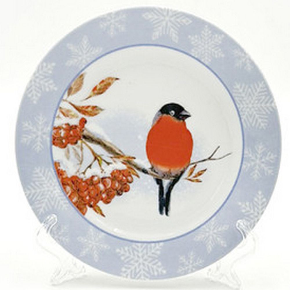 Тарелка мелкая "МОРОЗНОЕ УТРО (Идиллия)" 17,5 см, Беларусь.