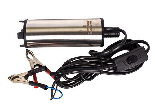 Насос для перекачки диз.топлива, антифриза, тосола 24В, диаметр насоса 50мм. сетчатый фильтр (АВТОМАГНАТ)