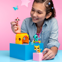 Littlest Pet Shop - Набор "Джунгли" с тремя животными 3-PAK + аксессуары LPS00515 / артикул   LPS00515  / GTIN 885561005158