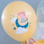 Шар (12"/30 см) Свинка Пеппа, Принцесса-Волшебница, Ассорти, пастель, 1 ст 25 шт.