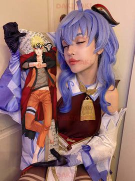 Мини дакимакура Наруто Узумаки из Наруто арт. M0295, 60х20 см