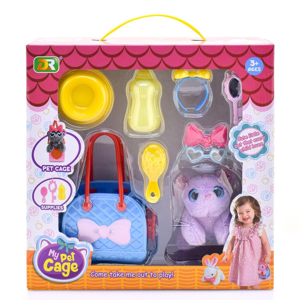 Питомец с аксесс. коробка DR5020