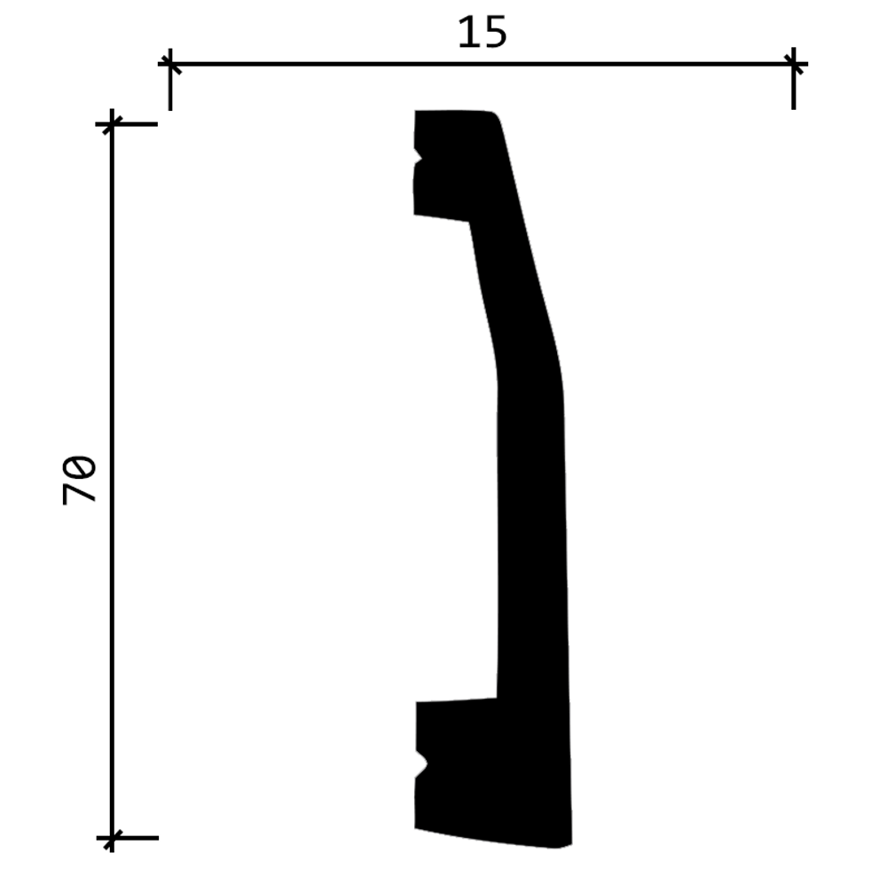 Плинтус DD125