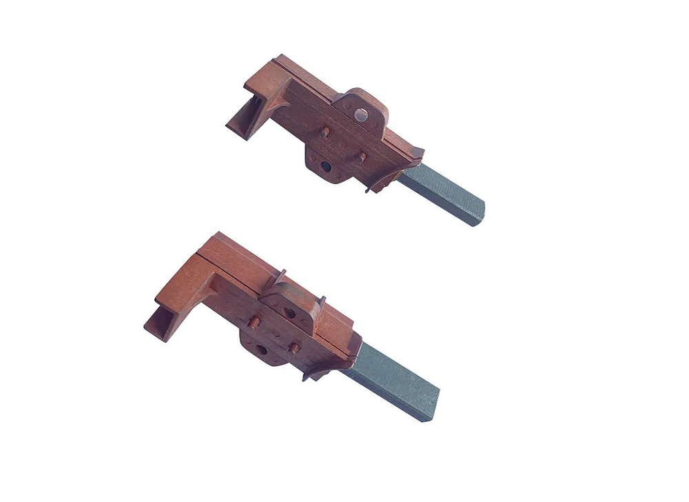 Две щетки двигателя стиральной машины Indesit, LG, Whirlpool, Samsung, Ariston C00196539 5x12.5x32 мм (комплект 2 шт.) 047317 коричневые