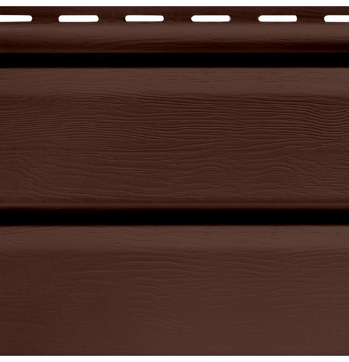 Сайдинг Виниловый Fineber Standart Коричневый
