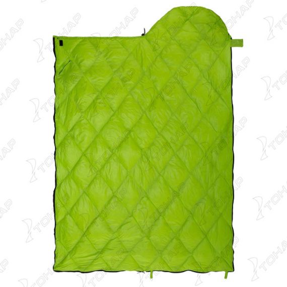 Спальный мешок пуховый (190+30)х75см (t-5C) зеленый (PR-YJSD-25-G) PR