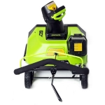 Greenworks GD60PSTK5 60В аккумуляторный снегоуборщик (1 x 5 Ач, ЗУ) ковш 51 см, выброс 6 м 2602907UG