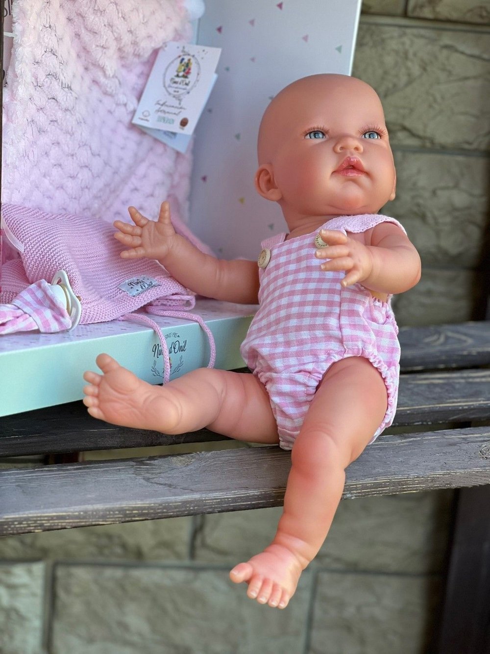 Кукла Реборн Nines 45см Rubi виниловая (N0202)