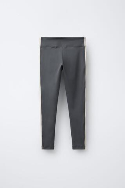 ZARA ЛЕГИНСЫ С ЛАМПАСАМИ, СЕРЫЙ