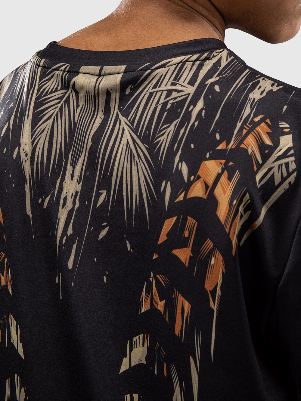 Футболка детская Venum Tiger Black/Neo Orange