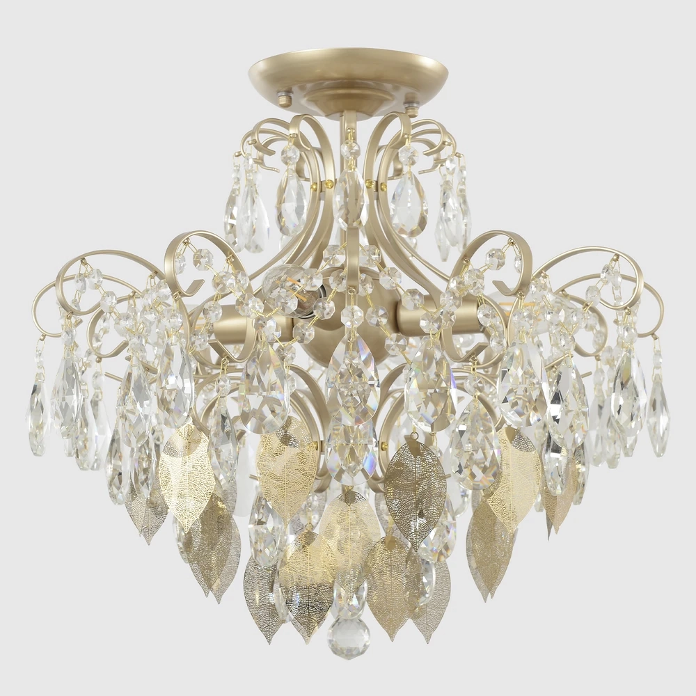 Потолочная люстра Crystal Lux ESMIRALDA PL4 GOLD