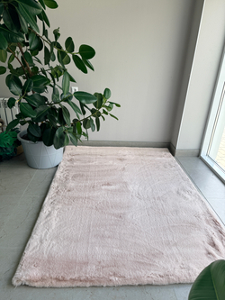 Ковер меховой имитация кроличьего меха