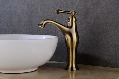 77113-D Смеситель для умыв.  (БРОНЗА)  GANZER  (10/1шт)