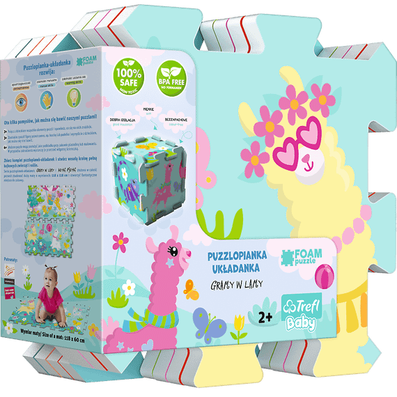 Pazl \ Puzzle \ Пазлы Foam Puzzle - Llamas