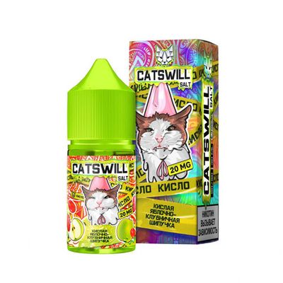 Жидкость CATSWILL Sour Salt 2% STRONG 30 ml