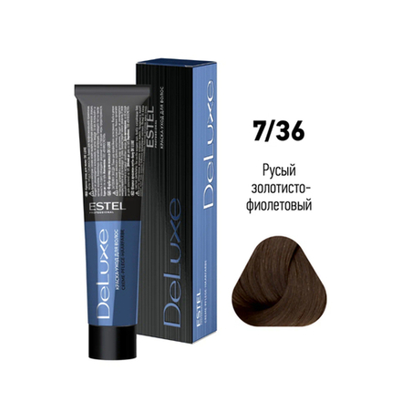 Краска для волос (русый медно-пепельный) 7/41 De Luxe, Estel