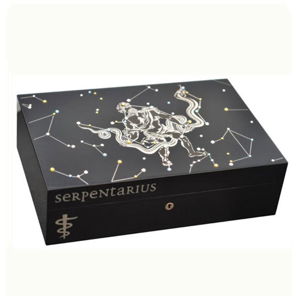 Хьюмидор Elie Bleu Zodiac Serpentarius Black Sycamore 110 cigars