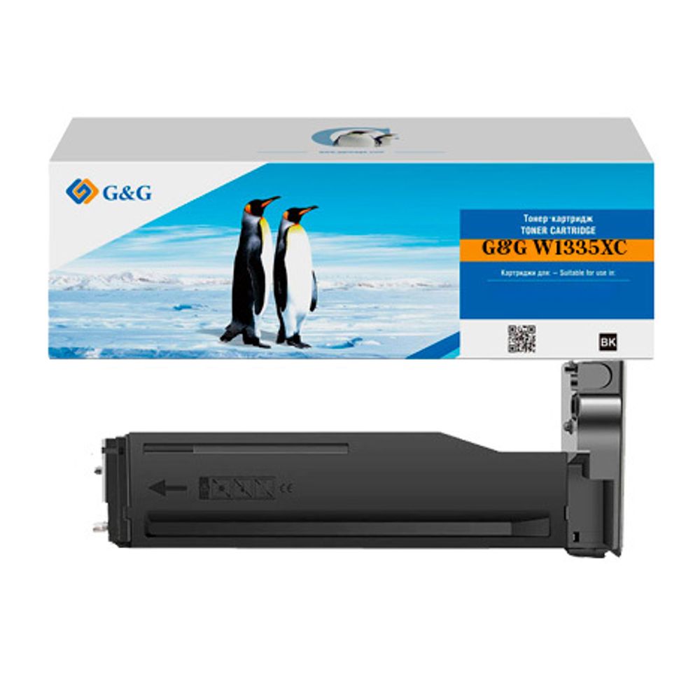 Тонер-картридж G&amp;G, аналог HP W1335XC (335X) для LaserJet M438/M442/M443 черный (13.7k)