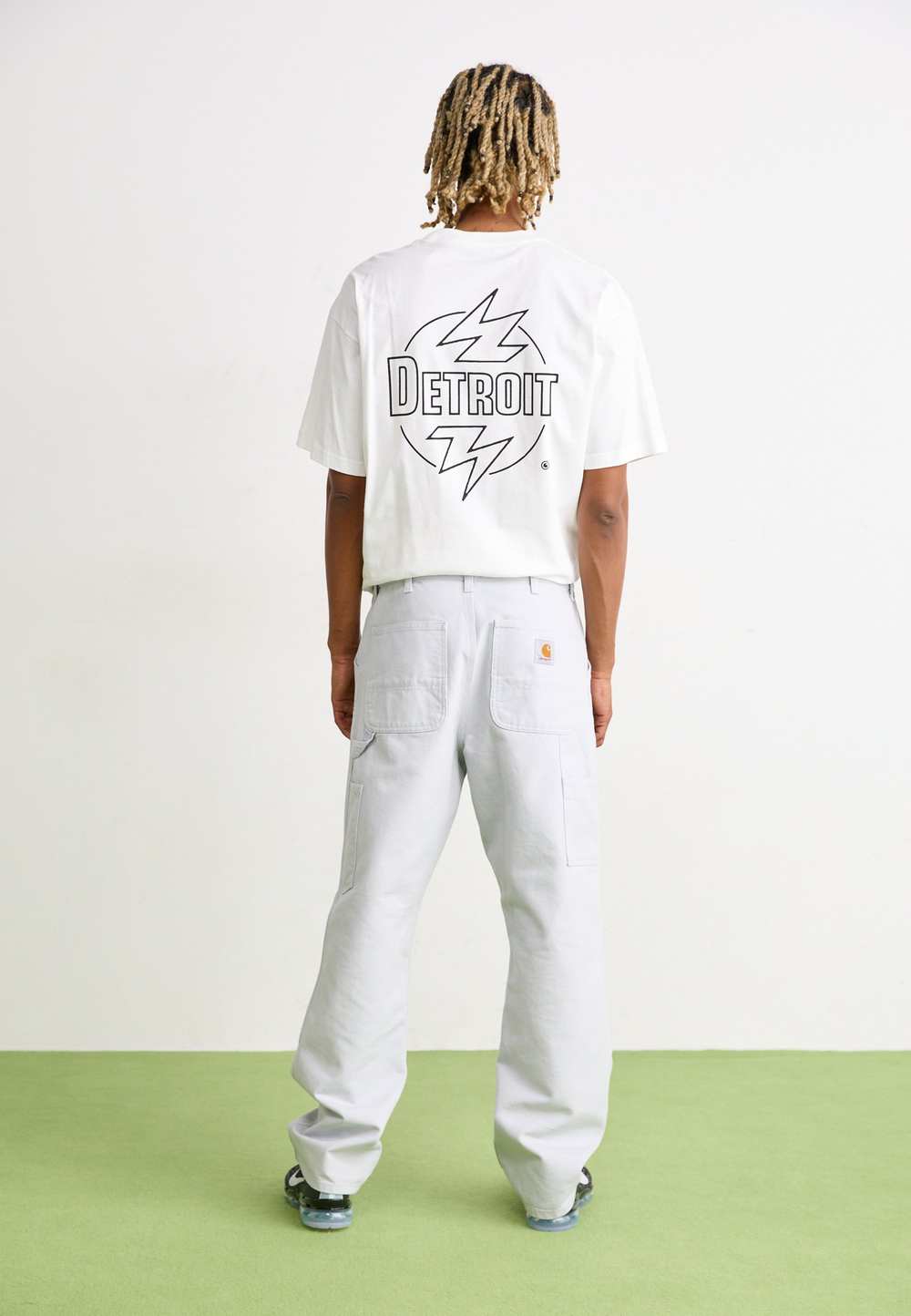 Carhartt WIP Тканевые брюки - базальт/молоко