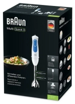 Блендер погружной BRAUN MQ 3038 WH Spice+ (q)
