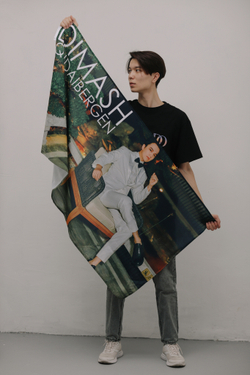 "Dimash" fan’s flag