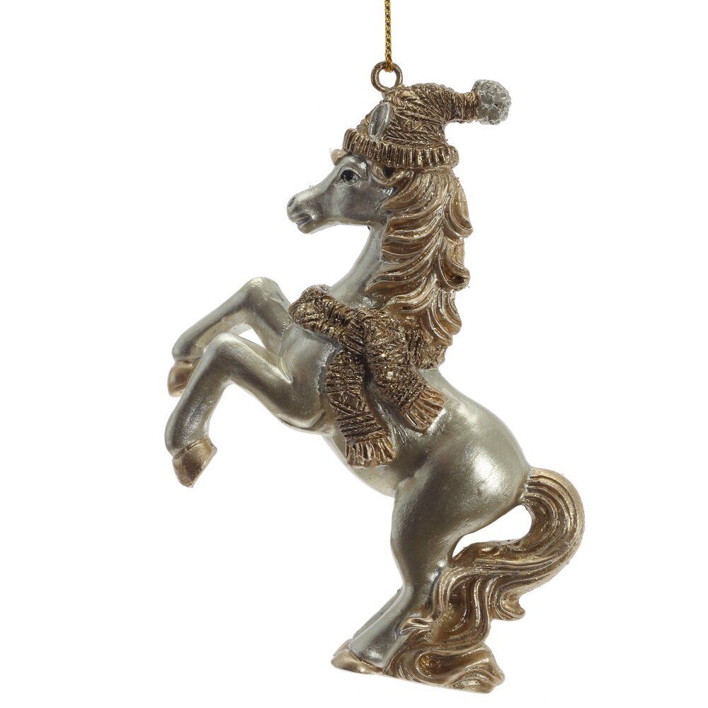 GAEM Фигурка декоративная подвесная "Лошадка", L9 W2 H8 см, 2в.