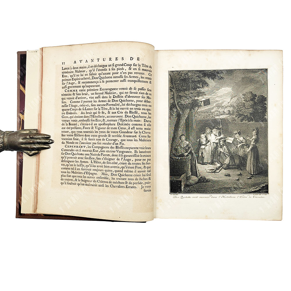 Сервантес Сааведра, М. де. Основные приключения восхитительного Дон Кихота. Гаага, 1746.