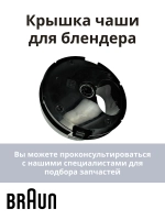 Крышка измельчителя блендера Braun AS00000219