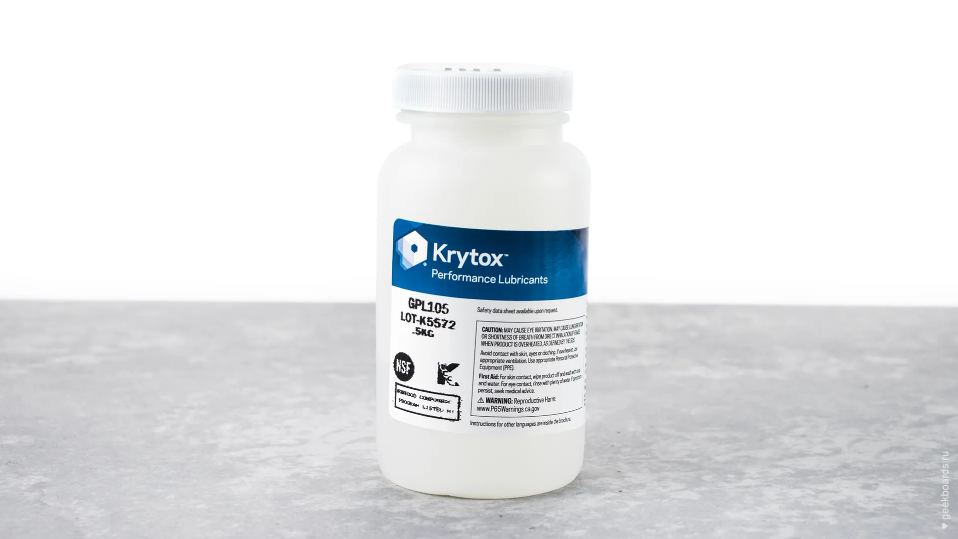 Смазка для переключателей Krytox GPL 105 5 г. — купить на сайте  профессиональных клавиатур Geekboards