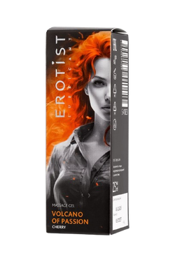 Гель Erotist - жидкий вибратор Volcano of passion, Вишня